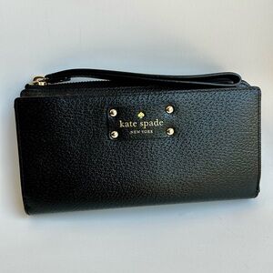 Kate Spade Grand Street Layton Wallet Leather Black
